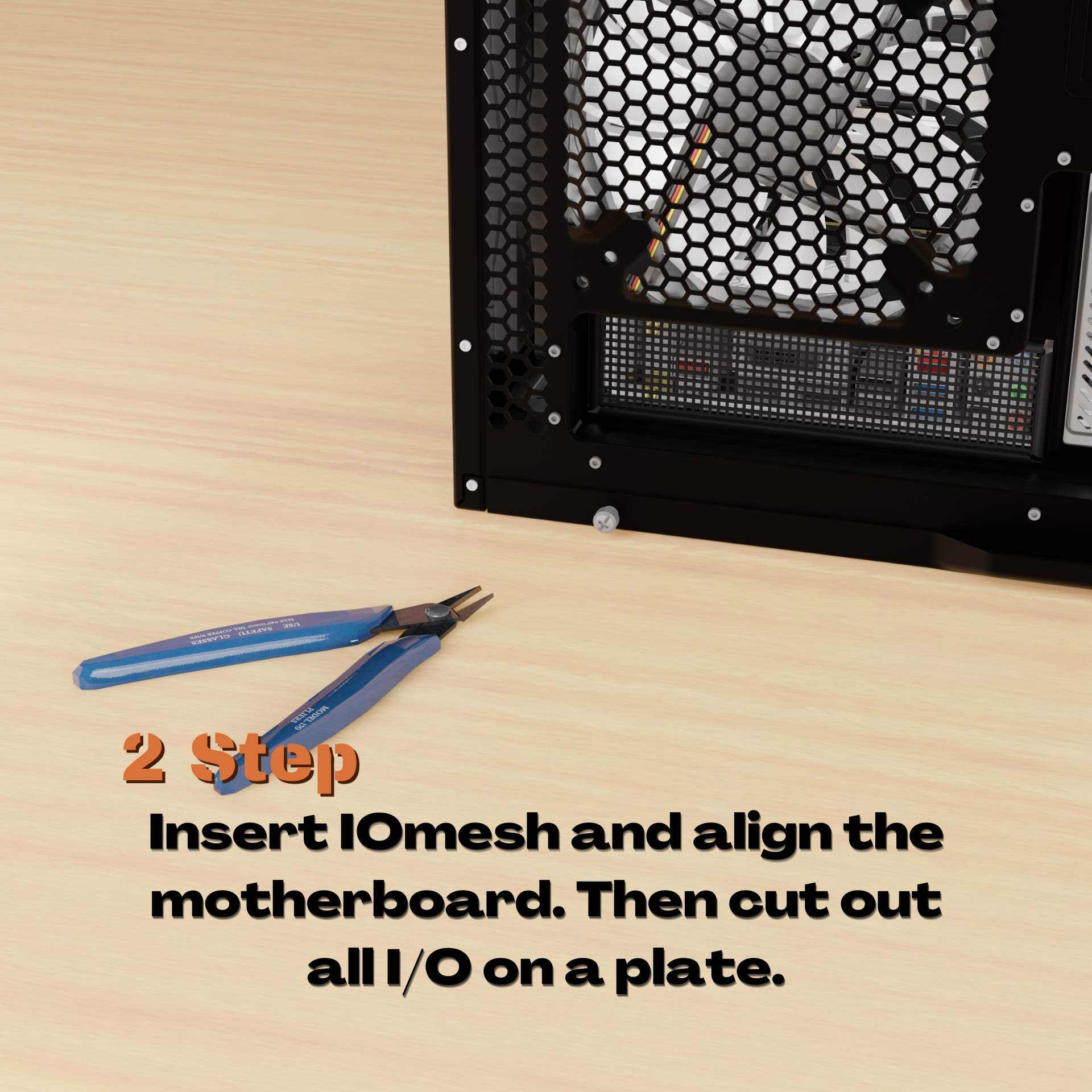 Amazon | IOmesh ブラック ユニバーサル IO シールド プライヤー付き